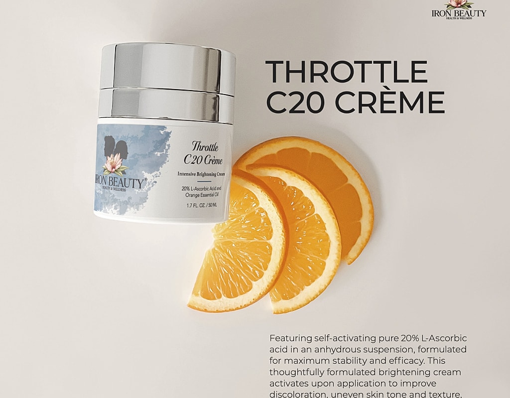 Intensive brightening cream with orange essential oil