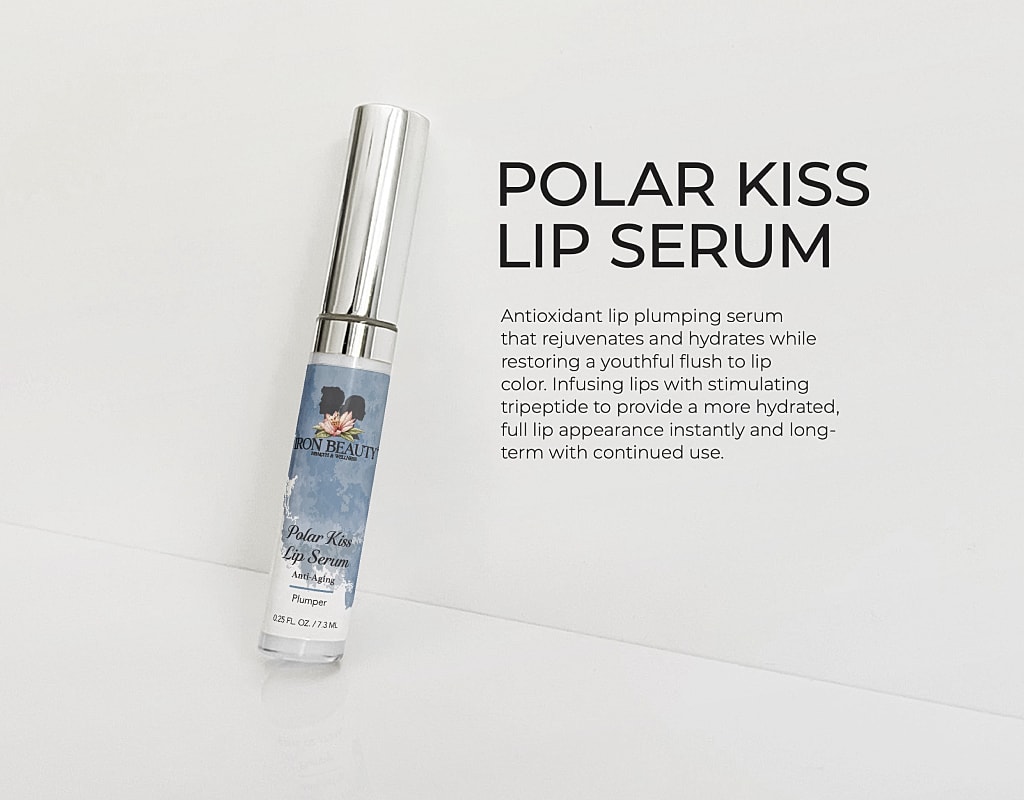 Lip serum for hydration and plumping effect.