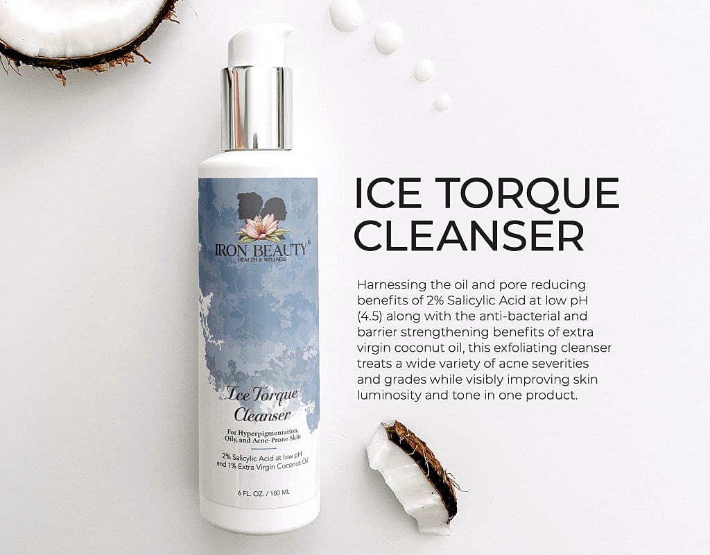 Ice Torque Cleanser for acne-prone skin care.